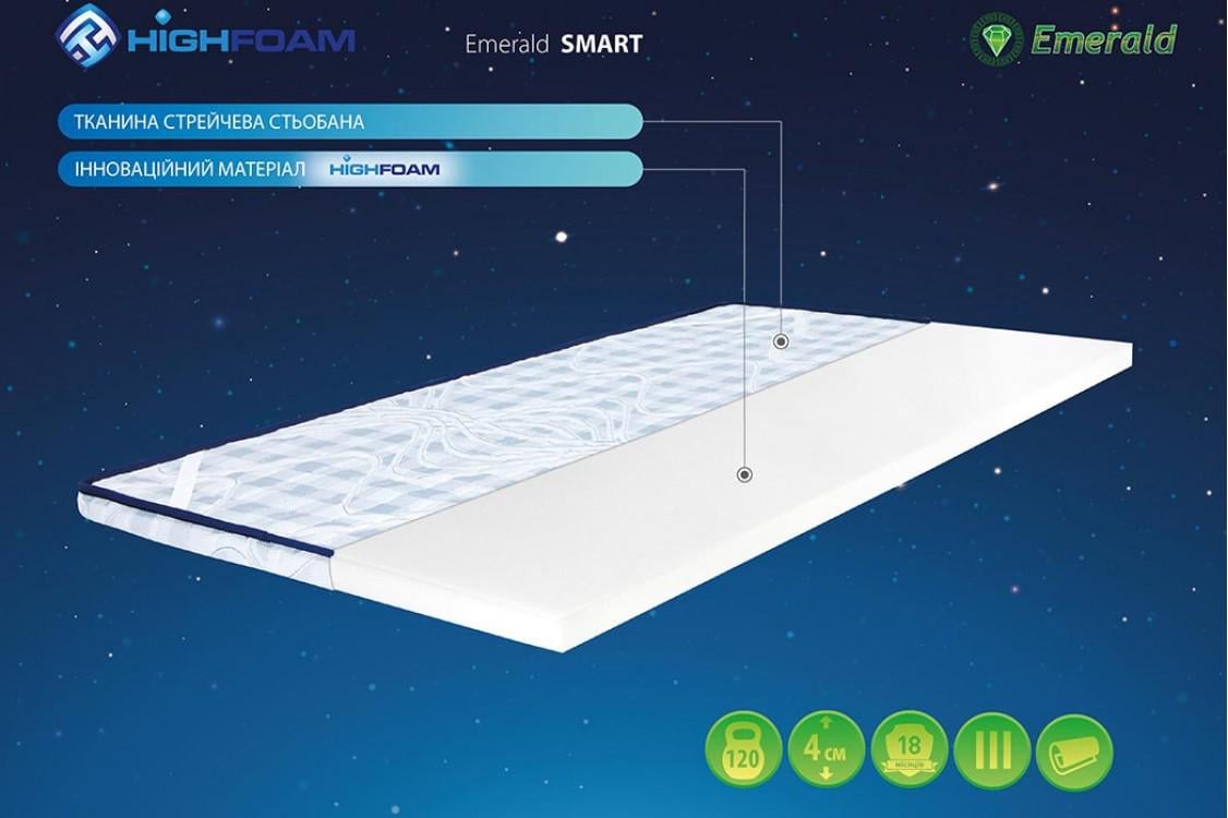 Топер Highfoam Emerald Smart 80х190 см (EVR-5212) - фото 3