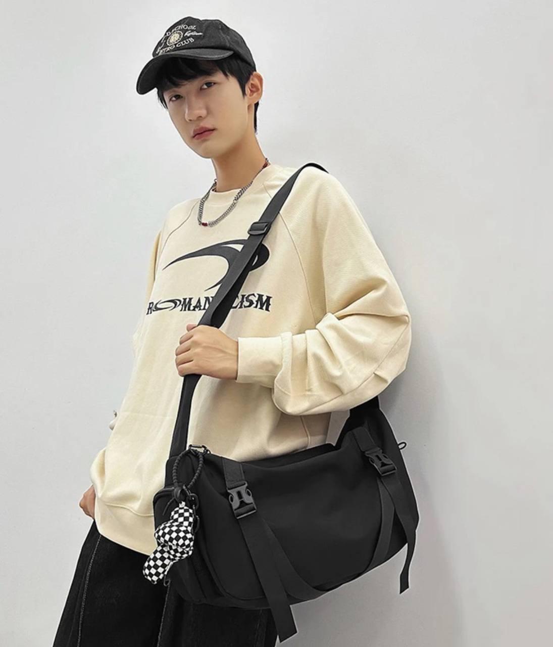 Сумка с ремешками в японском стиле Черный (2596306638) - фото 2 Сумка с ремешками в японском стиле Черный (2596306638) - фото 2