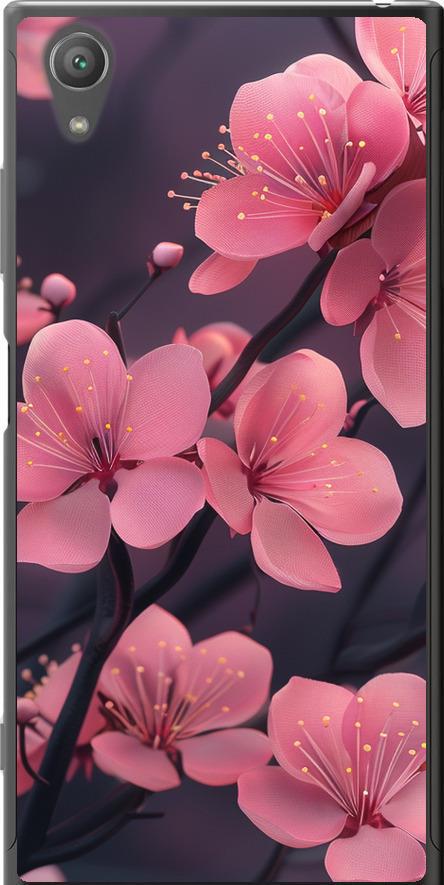 Чехол на Sony Xperia XA1 Plus G3412 Пурпурная сакура (6075u-1129-42517)