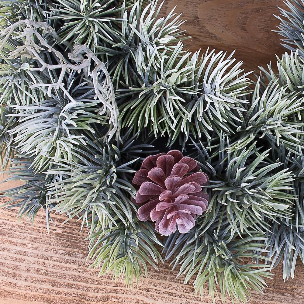 Венок из сосны с корешками 40 см (3088) - фото 2 Венок из сосны с корешками 40 см (3088) - фото 2