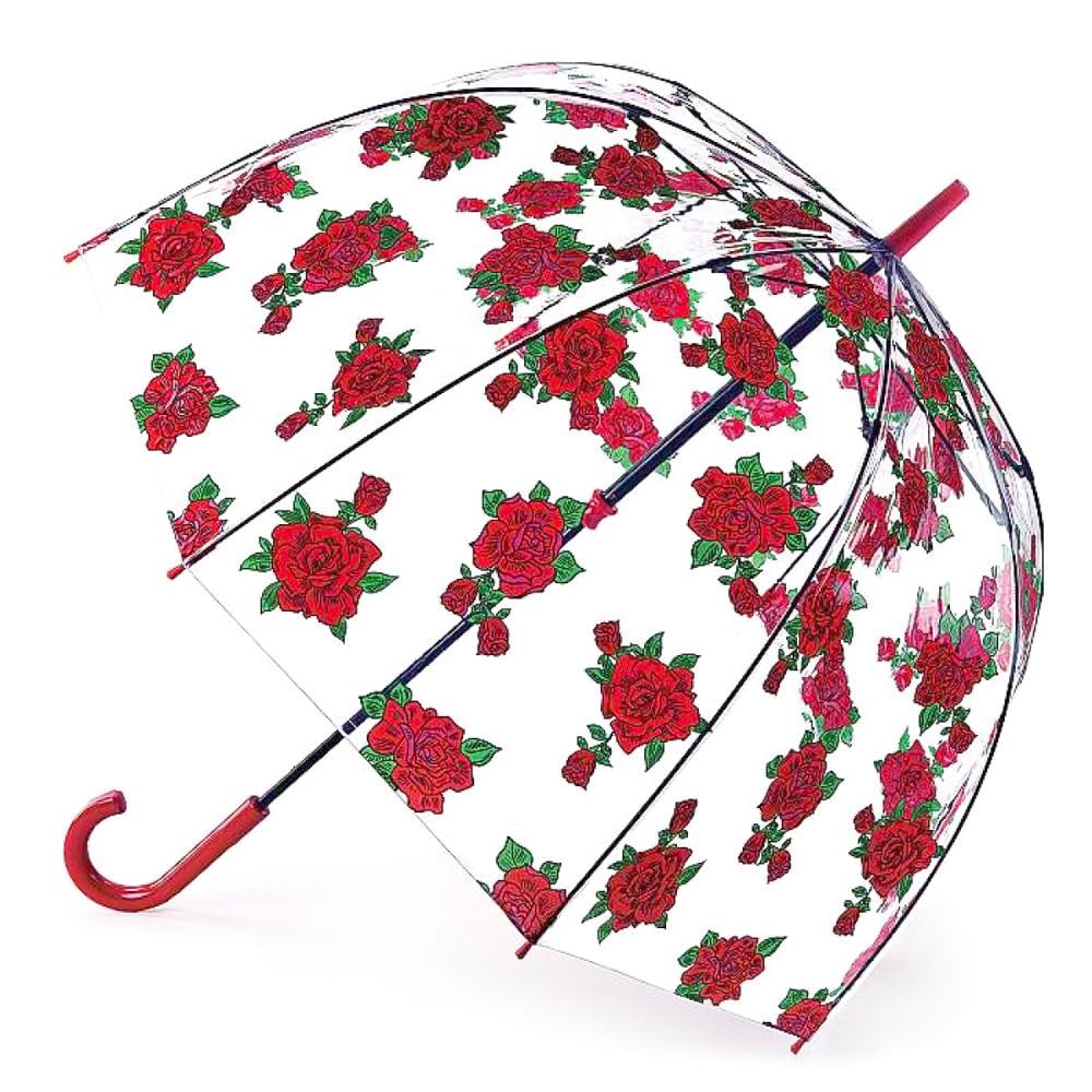 Парасолька-тростина жіноча Fulton Birdcage-2 L042 Tattoo Rose (L042-035023)