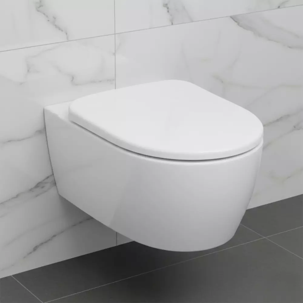 Унитаз подвесной Geberit Smyle Round 503.226.01.1 с крышкой Soft Close QuickRelease (35215817)