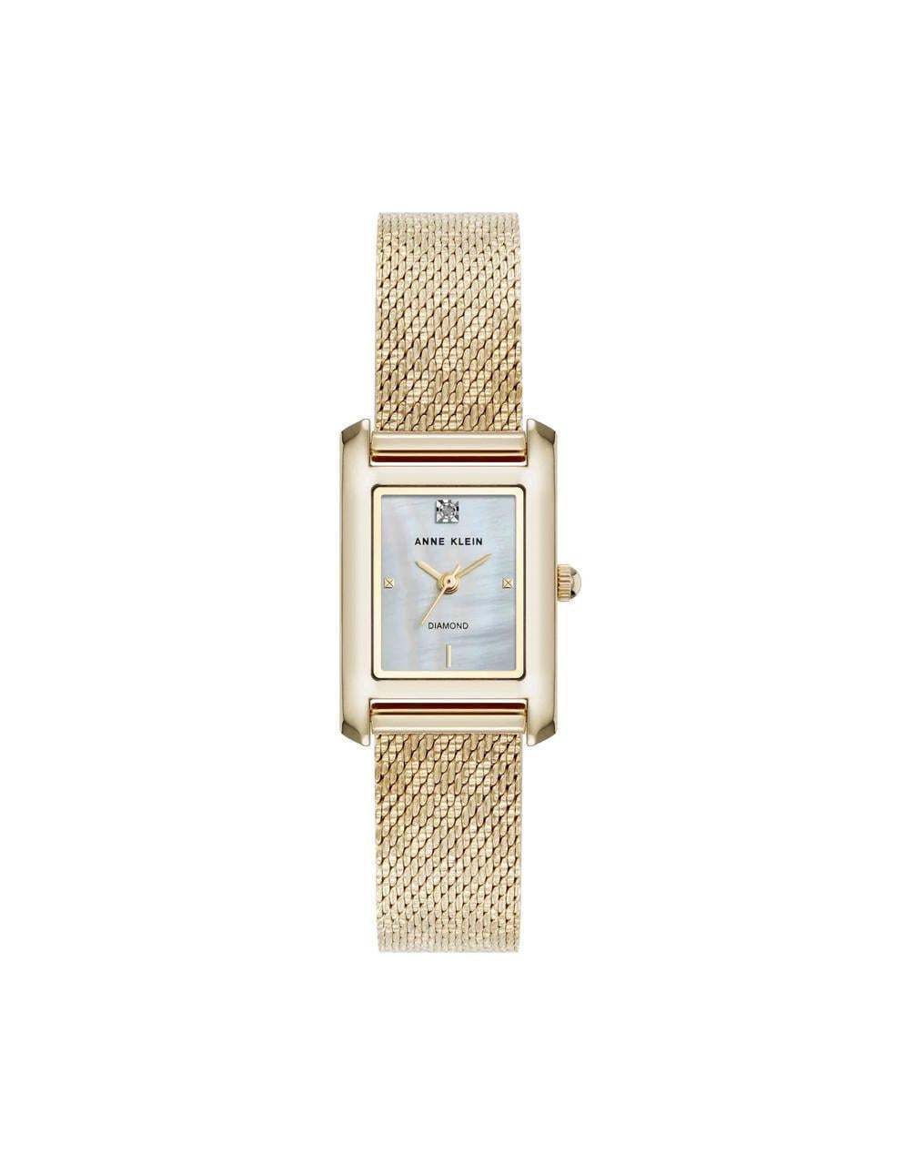 Наручные часы женские Anne Klein AK/5232MPGB с перламутровым циферблатом и золотистым стальным браслетом