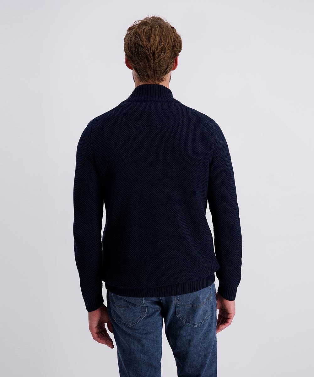 Кофта на напівблискавці чоловіча L Темно-синій (C5 51502.5114.6325-L) - фото 4 Кофта на напівблискавці чоловіча L Темно-синій (C5 51502.5114.6325-L) - фото 4