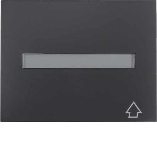 Рамка Berker K.1 с крышкой и полем для надписи Антрацитовый (11547106)