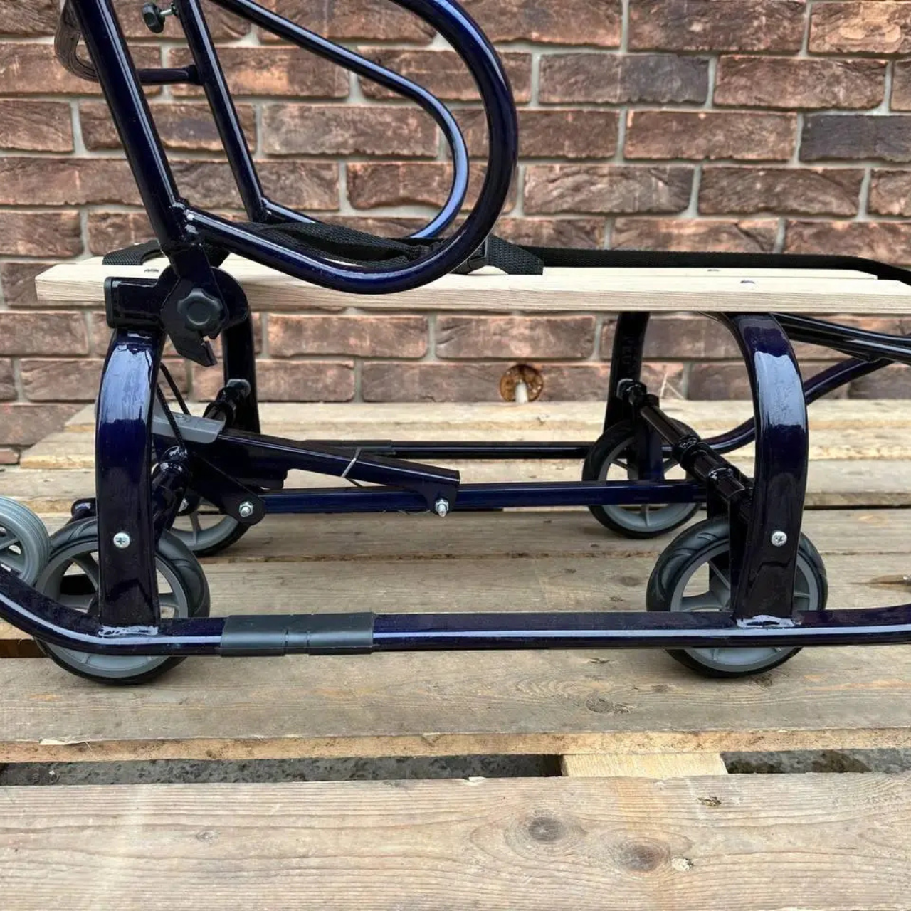 Санки-трансформер детские с колесами Патриот LUX 2026 Синий - фото 8