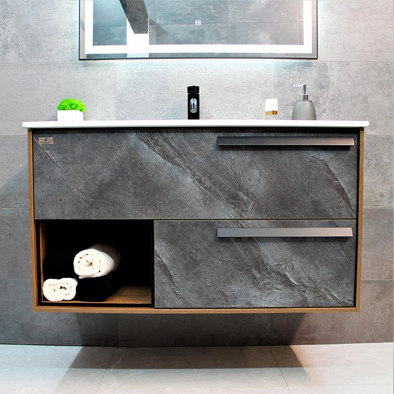 Тумба с раковиной Rexon Marmo RX37A/100 Mica/Charlie Oak (13710M) Тумба с раковиной Rexon Marmo RX37A/100 Mica/Charlie Oak (13710M)