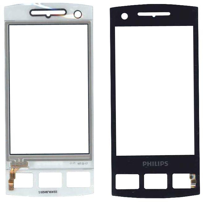 Тачскрин для смартфона Philips Xenium W725 Черный