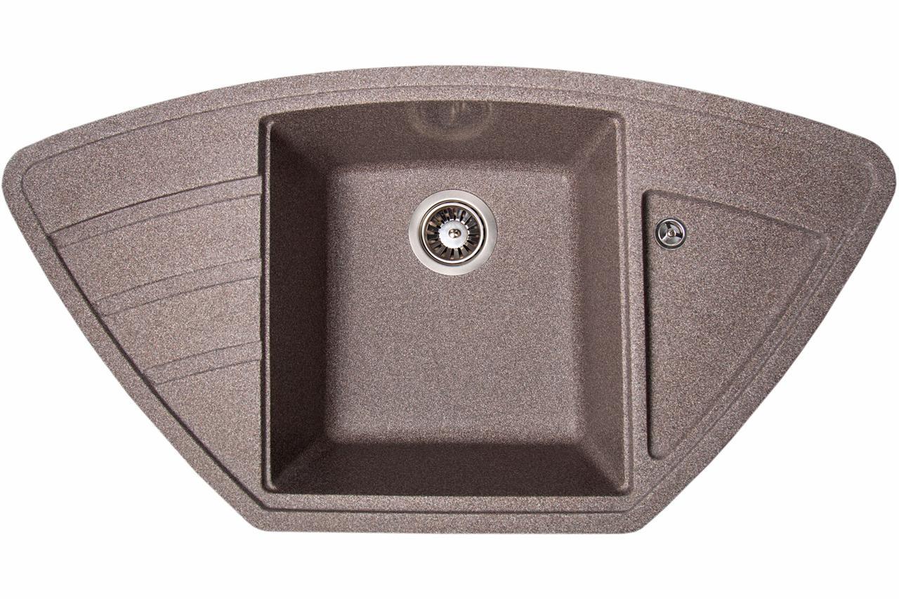 Кухонная мойка Крафт с крыльями из искусственного камня Гранитовый (1570457962) Кухонная мойка Крафт с крыльями из искусственного камня Гранитовый (1570457962)