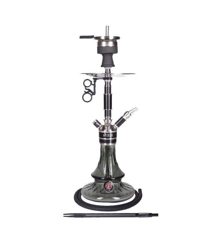 Кальян AMY Deluxe 26.02 Carbonica Solid 60 см Чорний (1207690697)