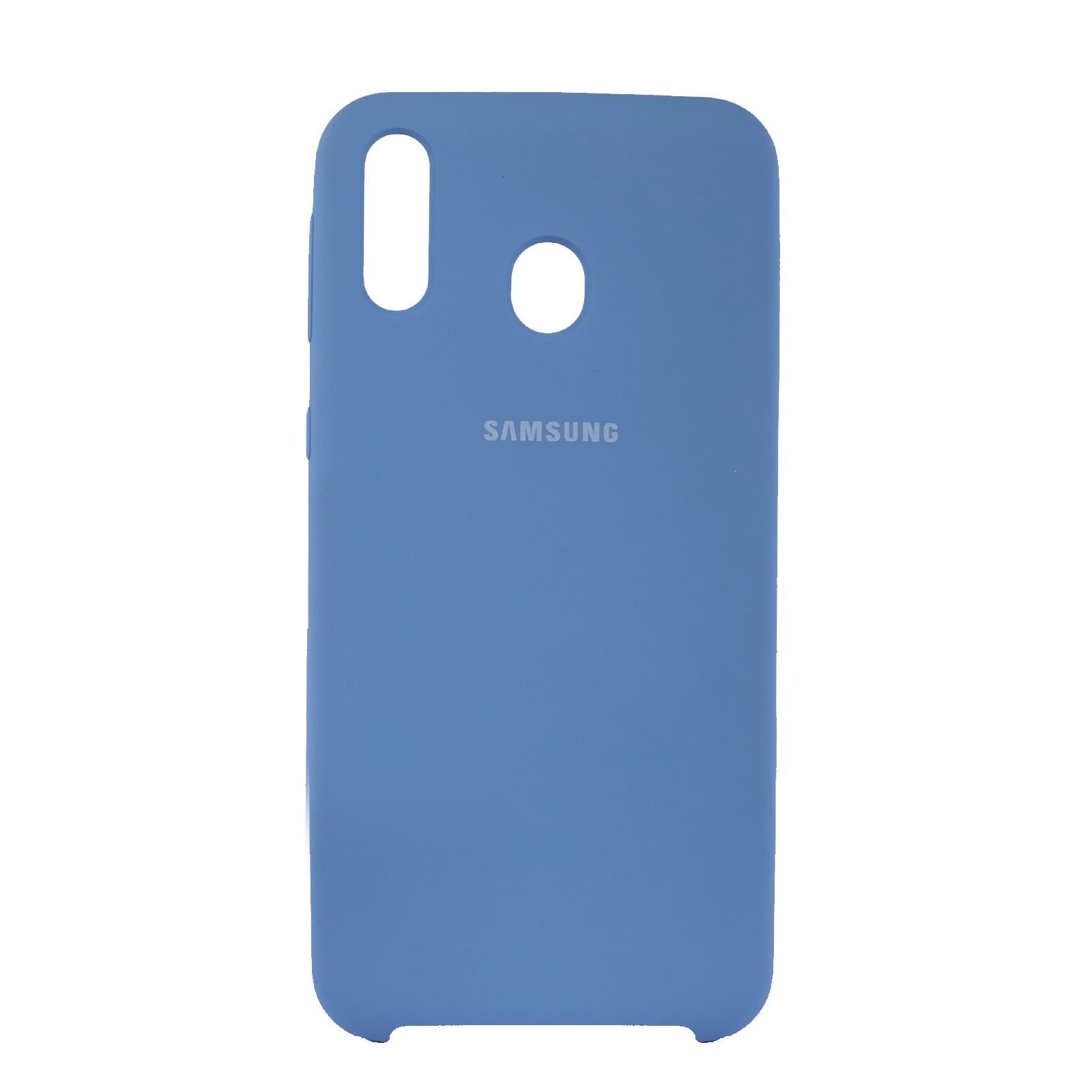 Чехол Jelly Silicone Case Samsung M20 Лазурный