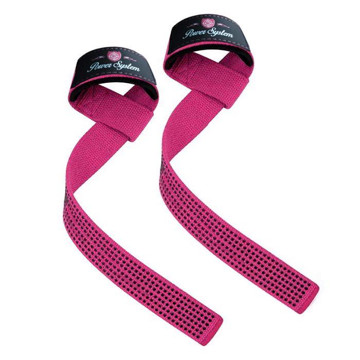 Лямки для тяги Power System PS-3420 G-Power Straps Pink (21398854) - фото 2