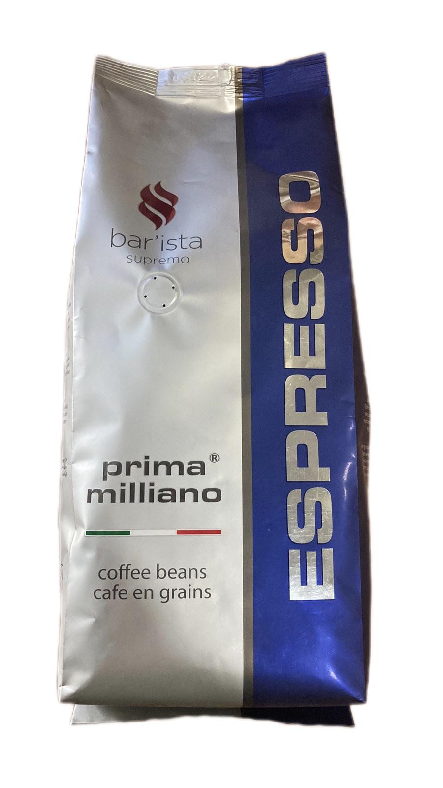Кофе зерновой Prima Milliano ESPRESSO BAR/BARISTA 1000 г (00811)