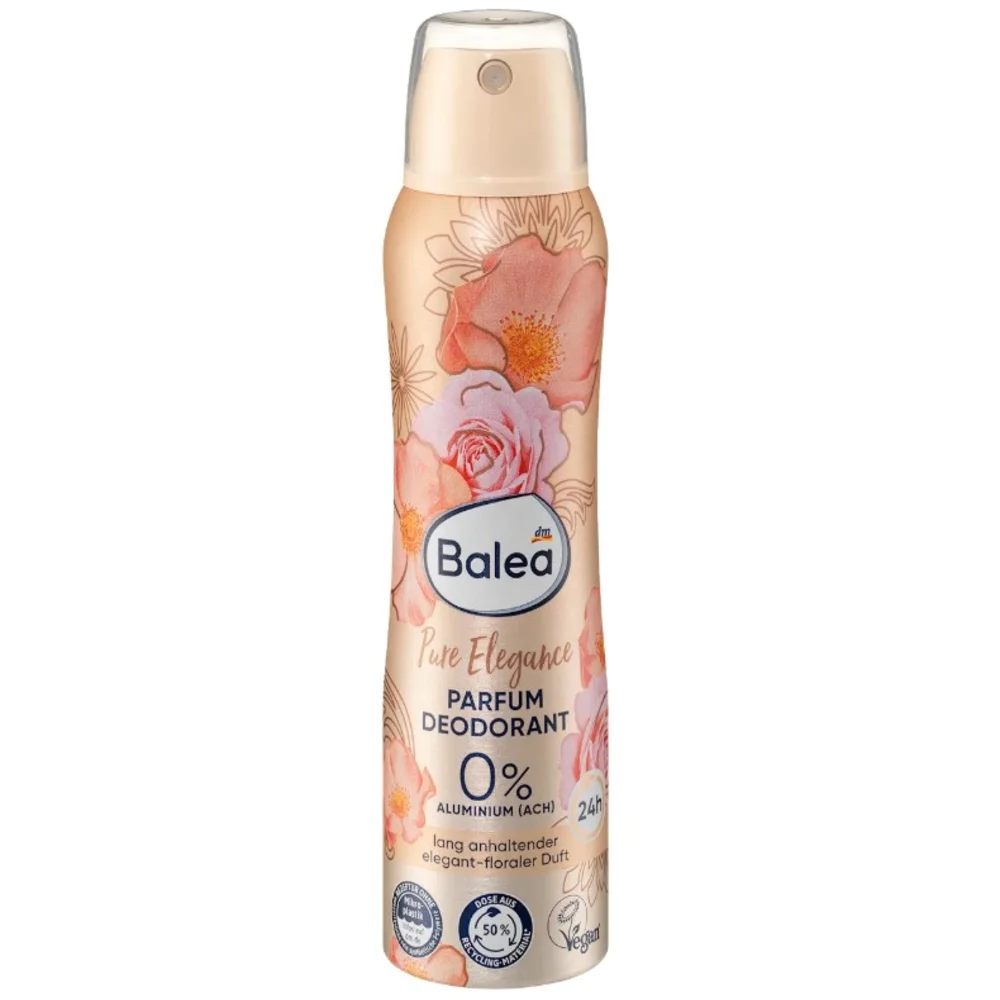 Дезодорант парфюмированный Balea Pure Elegance с изящным ароматом 150 мл (EPI-15102025-324)