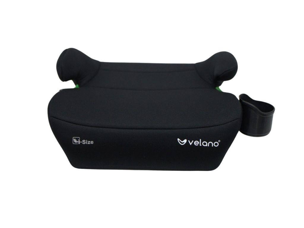 Бустер Velano Primo i-Size 125-150 см ISOFIX и подстаканник Black (3031362488)