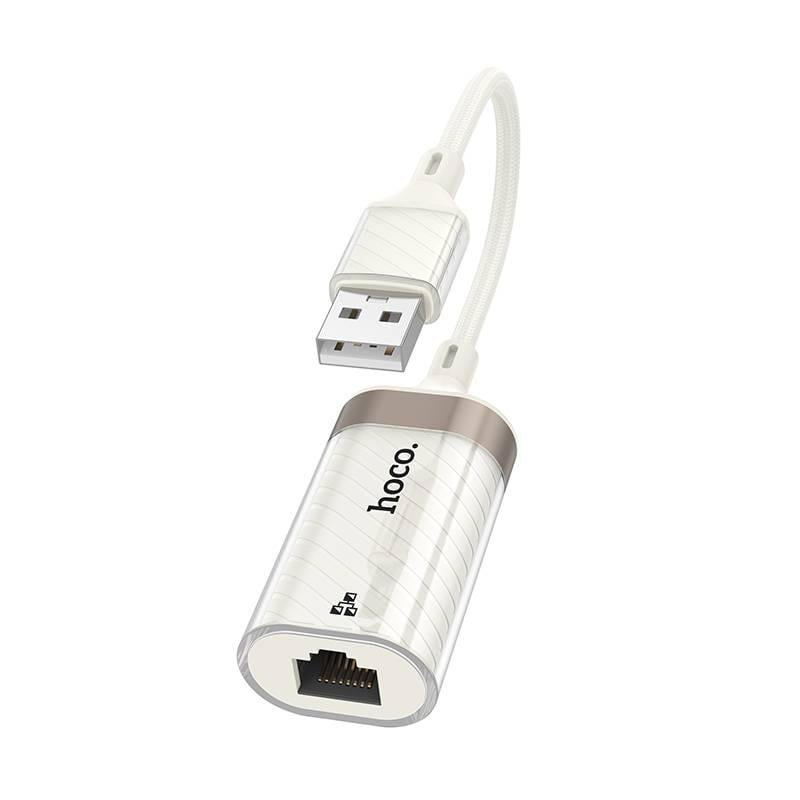 Контролер Hoco UA41 USB 2.0 to Ethernet 10/100Mbps White BOX Контролер Hoco UA41 USB 2.0 to Ethernet 10/100Mbps White BOX