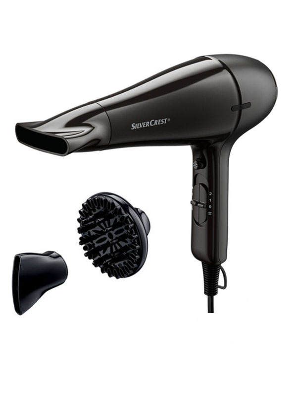 Фен Silver Crest SHAC 2400 D3 Чорний (16439)