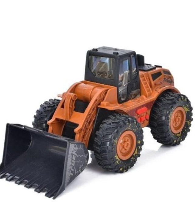 Спецтехника детская Трактор-экскаватор инерционная игрушечная (1189-12)