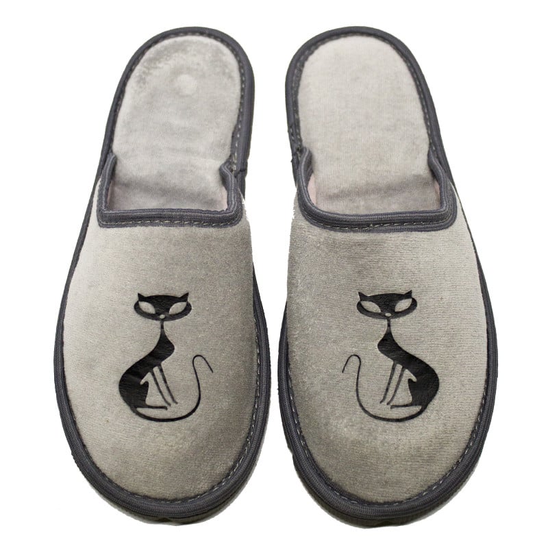 Капці домашні PaGo Кет 39 Сірий