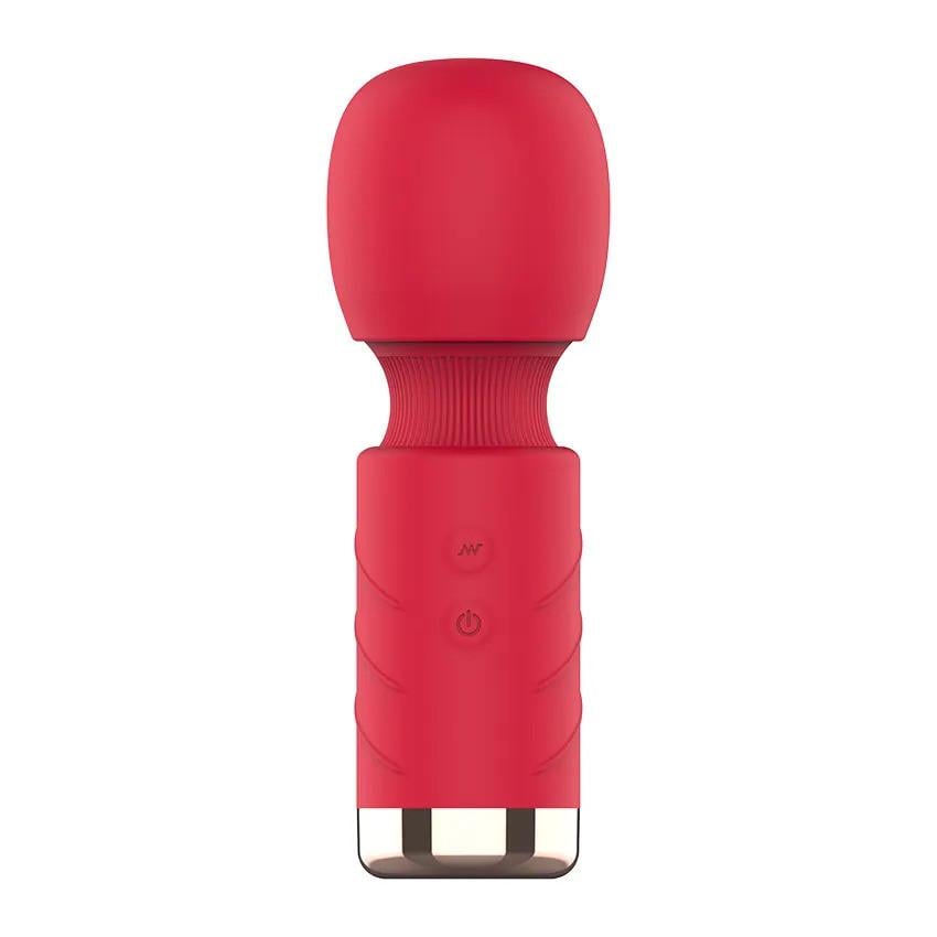 Компактный вибро-массажер USB Красный (red_ZDB013)