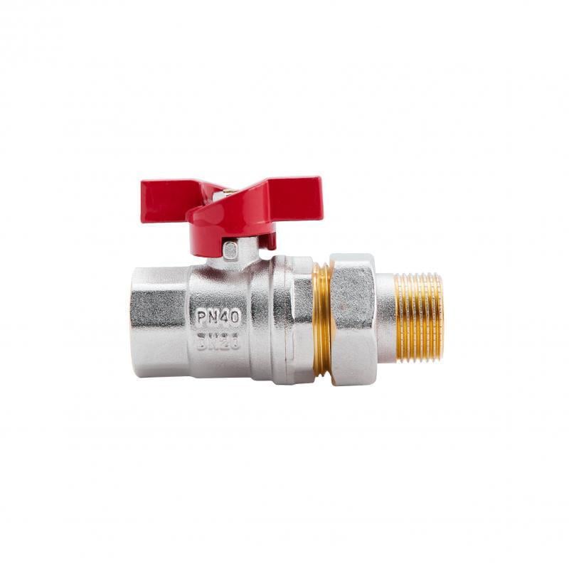 Кран шаровой американка SD Plus прямой 3/4" ВЗ (SD220W20) - фото 3 Кран шаровой американка SD Plus прямой 3/4" ВЗ (SD220W20) - фото 3