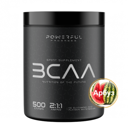 Аминокислоты Powerful Progress BCAA 2:1:1 Instant со вкусом арбуза 500 г - фото 1