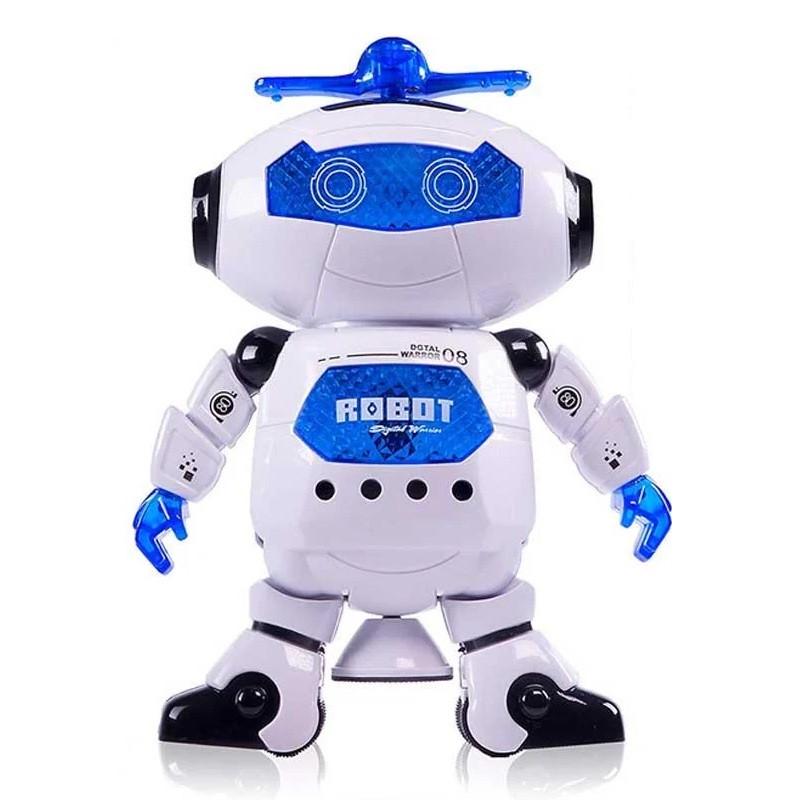 Интерактивная игрушка танцующий робот Dancing Robot Rias 99444 White (4_00446)
