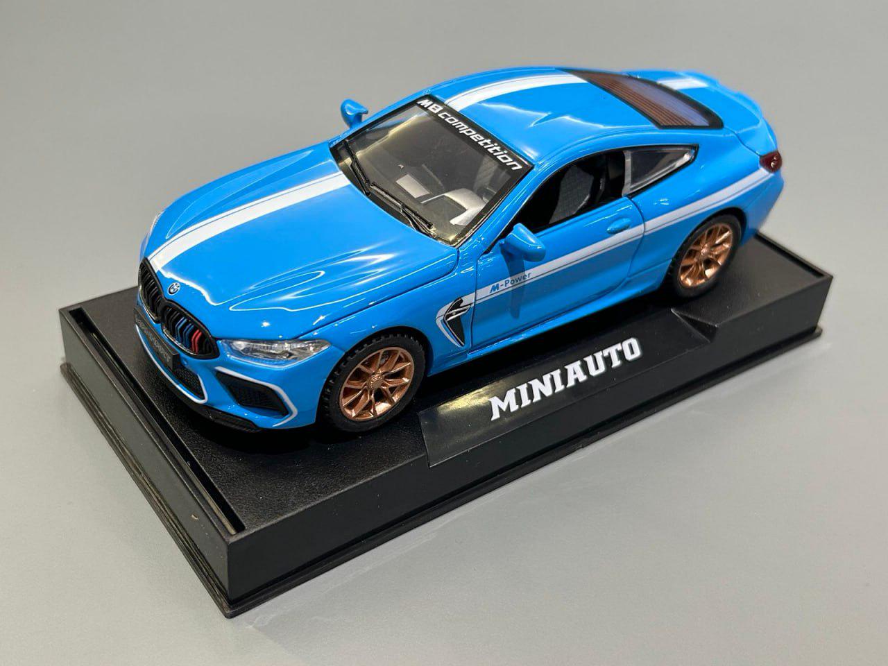 Машина інерційна АвтоСвіт BMW M8 відчиняються двері/капот/багажник 16,5 см Синій (AP-2059)