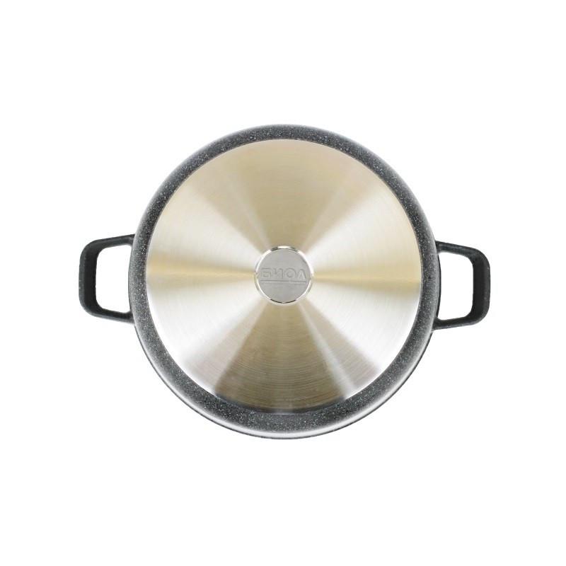 Каструля з антипригарним покриттям Биол Граніт Грей 2 л (К204ПС) - фото 3 Каструля з антипригарним покриттям Биол Граніт Грей 2 л (К204ПС) - фото 3