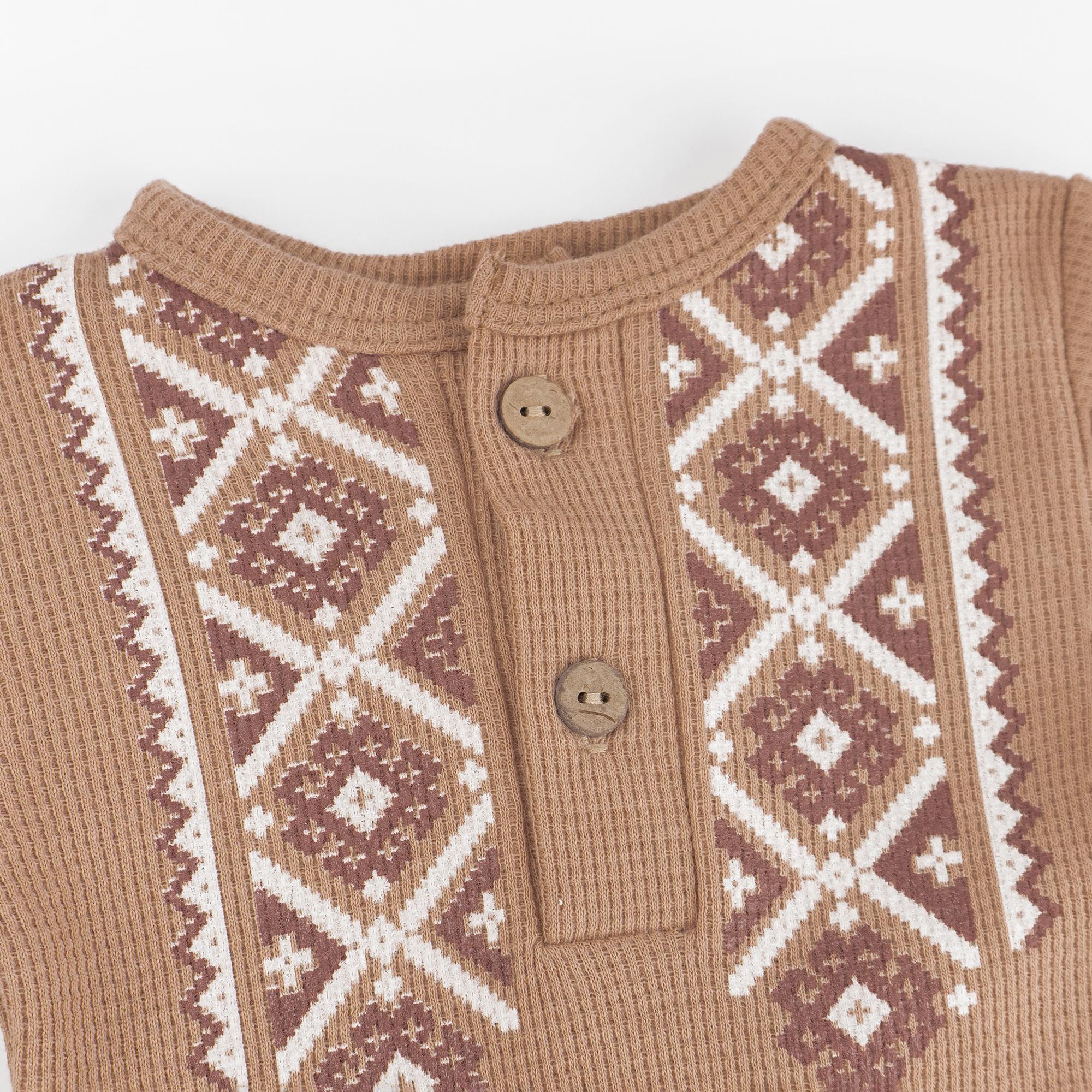 Боди с длинным рукавом для малышей Dexter's d10-35вф-к с орнаментом 74 см Cocoa (d10-35вф-к) - фото 2 Боди с длинным рукавом для малышей Dexter's d10-35вф-к с орнаментом 74 см Cocoa (d10-35вф-к) - фото 2