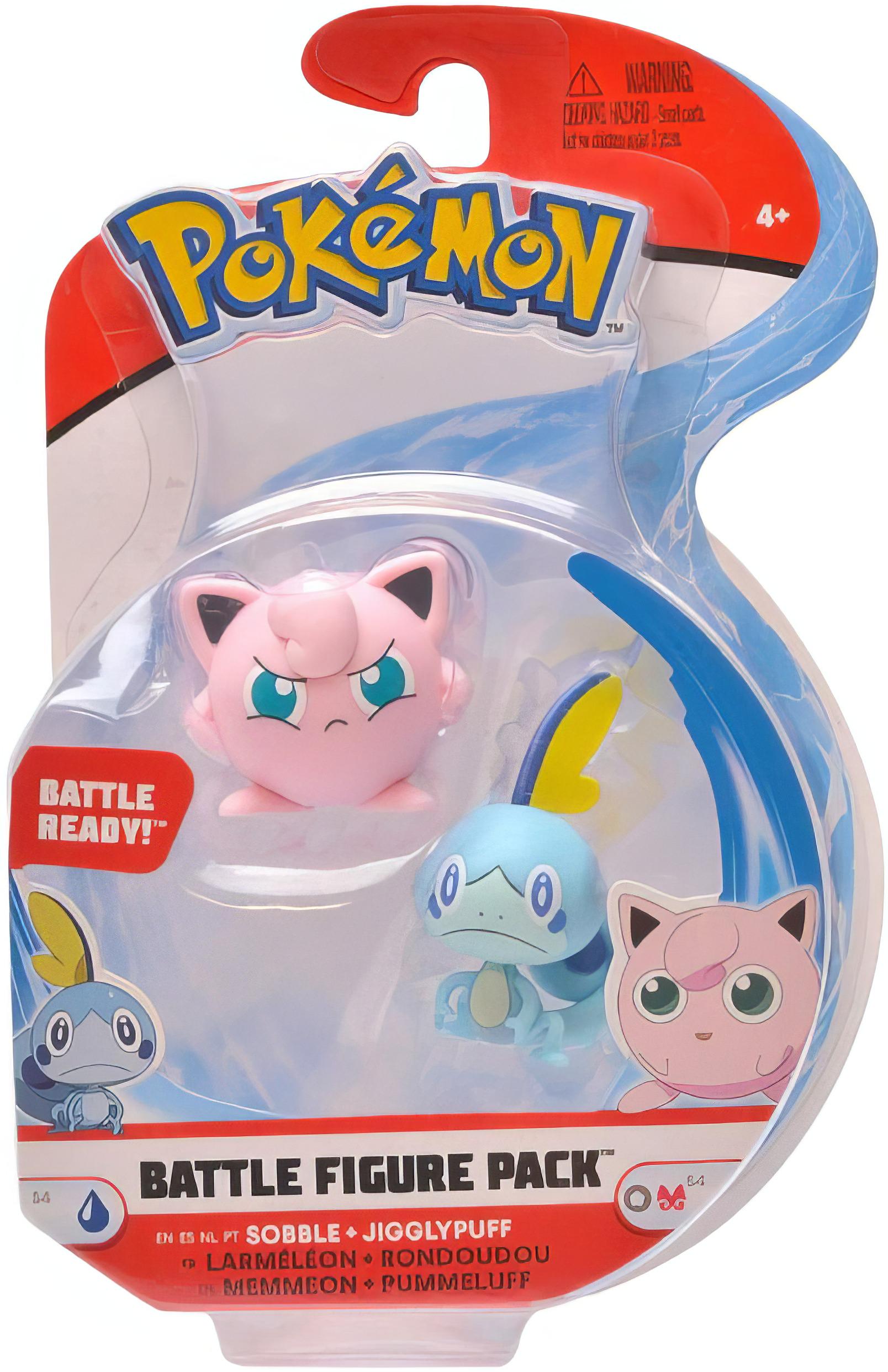 Набор боевых фигурок Pokémon Sobble Jigglypuff Battle figure pack