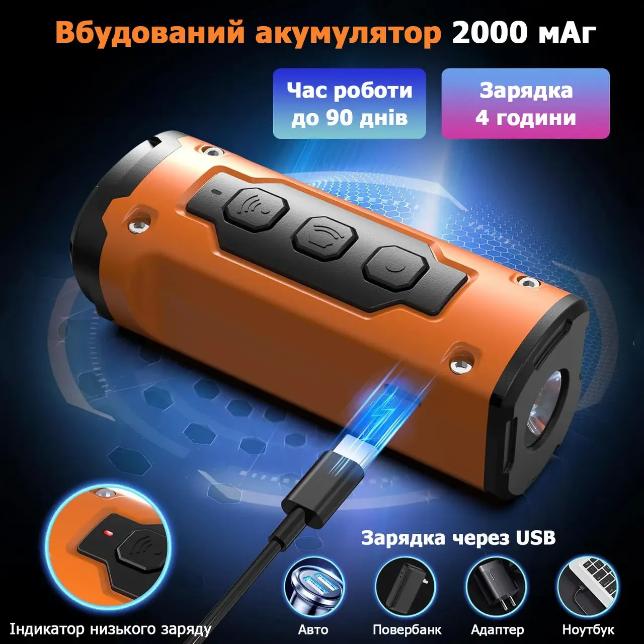 Ультразвуковой отпугиватель собак с аккумулятором B30 Black (17657) - фото 5 Ультразвуковой отпугиватель собак с аккумулятором B30 Black (17657) - фото 5