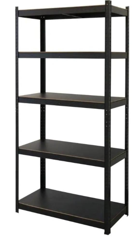 Стеллаж для хранения Siker GoodTool P9040L на 5 полки до 875 кг 180х90х40 см Черный (147-76-42400211)