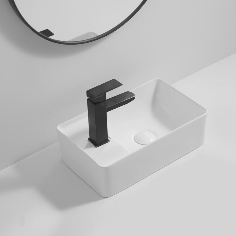 Умивальник підвісний MIXXUS Quadro MP6504 430x265x135 мм Білий (240608) - фото 2 Умивальник підвісний MIXXUS Quadro MP6504 430x265x135 мм Білий (240608) - фото 2