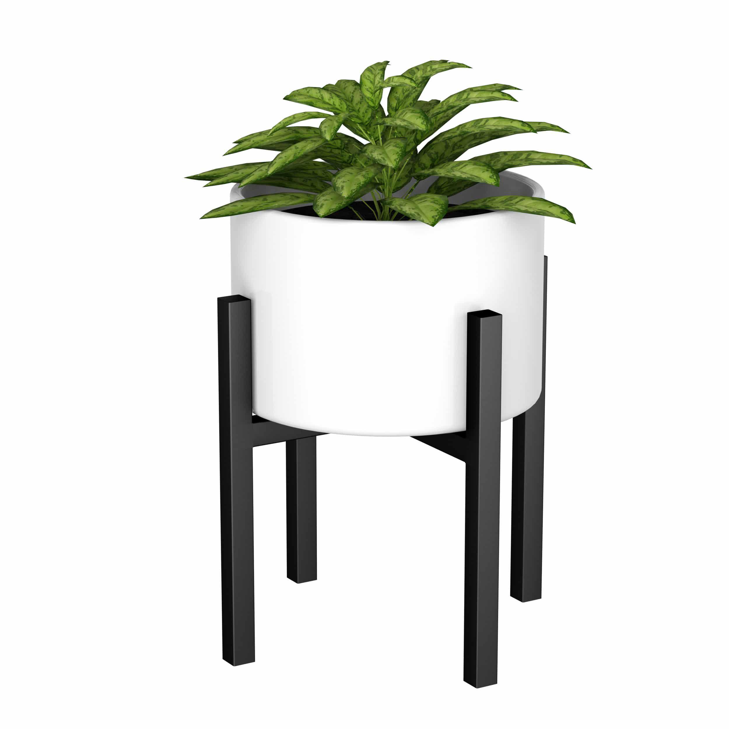 Подставка для цветов Orizon LOFT X из металла 30х30х30 см Черный матированный - фото 2 Подставка для цветов Orizon LOFT X из металла 30х30х30 см Черный матированный - фото 2