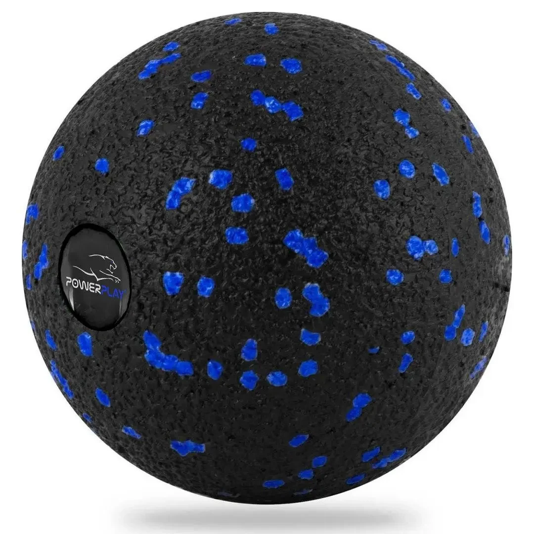 М'яч масажний PowerPlay PP-4351 Epp Massage Ball Чорний/Синій - фото 2