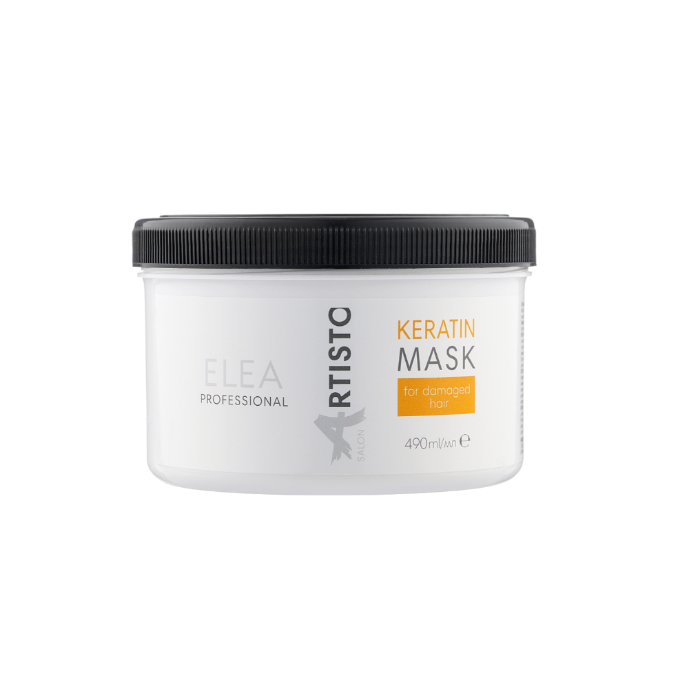 Маска реструктуруюча для волосся Elea Professional Artisto Salon Keratin Mask For Damaged Hair 490 мл (00025)