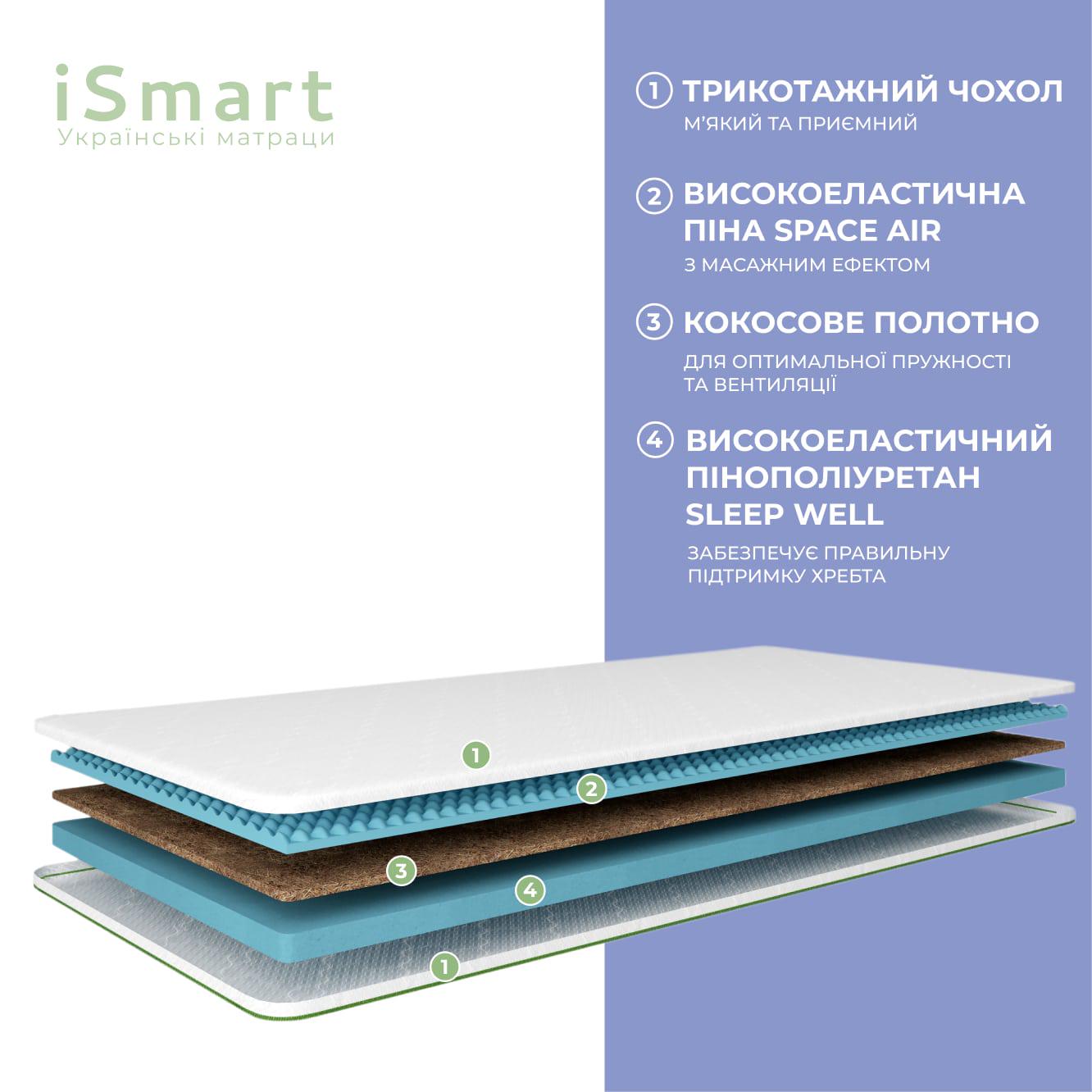 Матрац ортопедичний Koala Mello безпружинний 160x200 см (000-000-1804) - фото 3