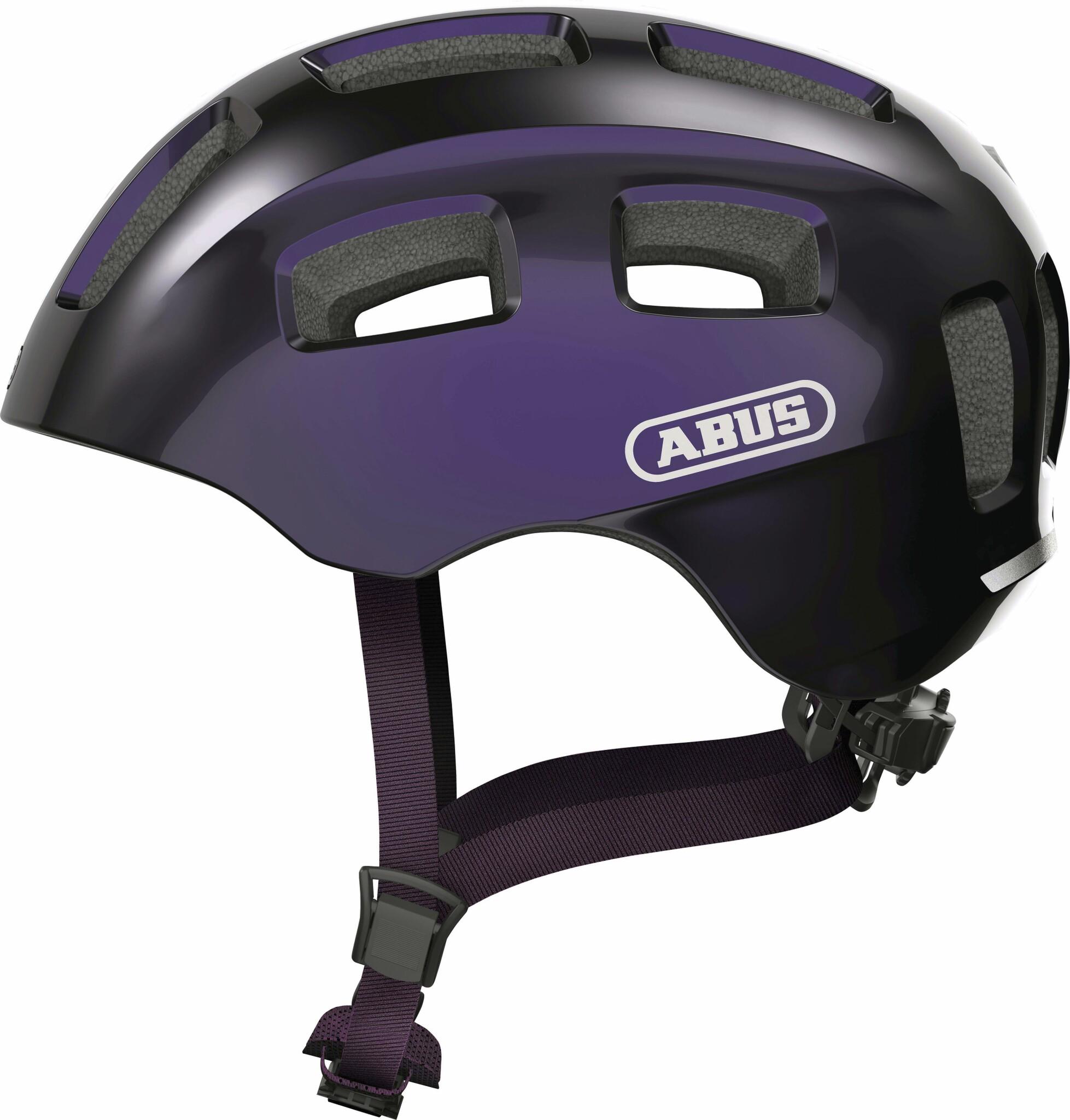 Велосипедний дитячий шолом Abus YOUN-I 2.0 M 52–57 Black Violet
