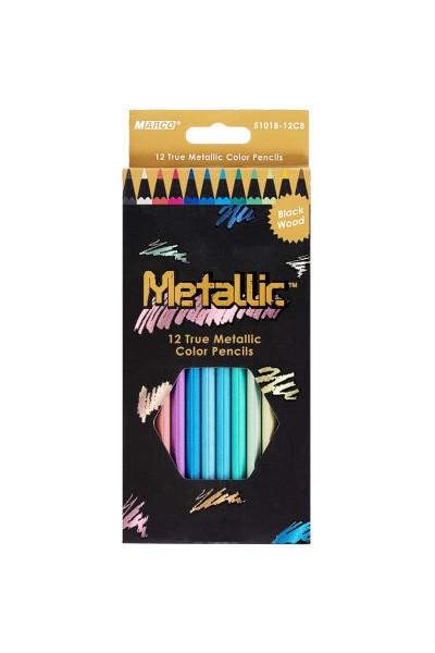 Олівці Metallic 12 кольорів