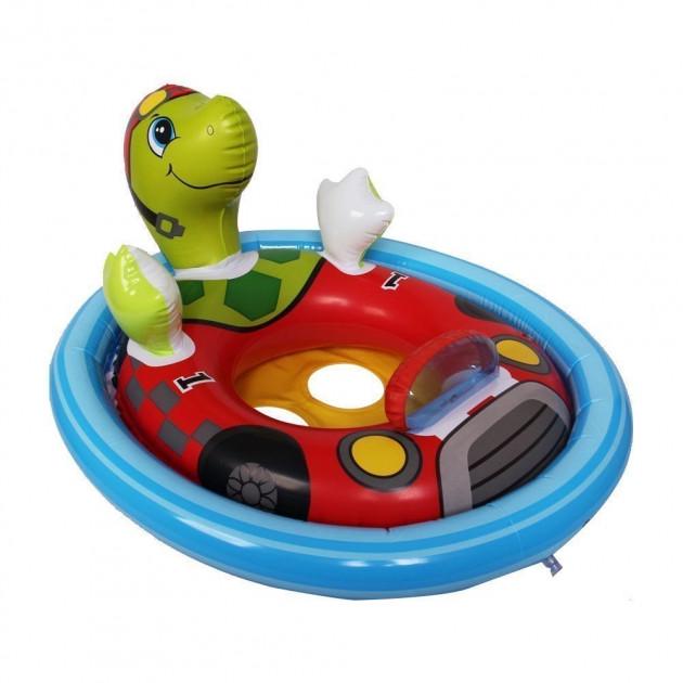 Дитячий надувний круг-пліт Intex Черепашка 59570 76х58 см вік 1+ (2352)