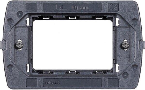 Супорт Legrand Bticino LivingLight для рамок AIR 3 модуля Супорт Legrand Bticino LivingLight для рамок AIR 3 модуля