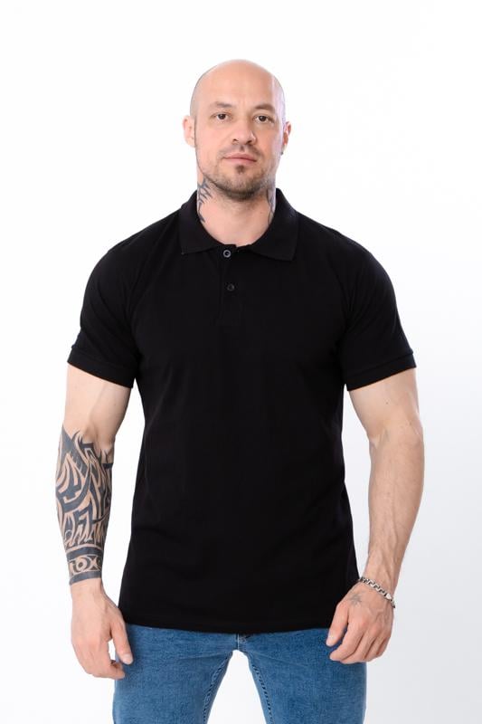 Футболка-поло чоловіча Носи Своє L Чорний (11787)