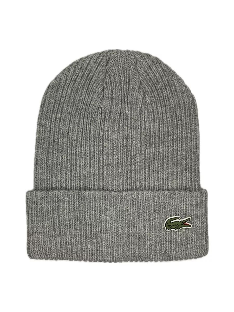 Шапка мужская Lacoste (HAT-LAC-004-GRY)