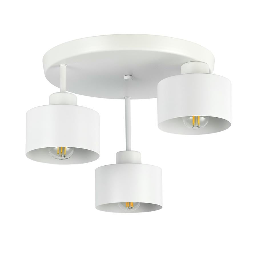 Люстра стельова на 3 плафони Levistella 752102-3187 WH Білий (LVS6185)