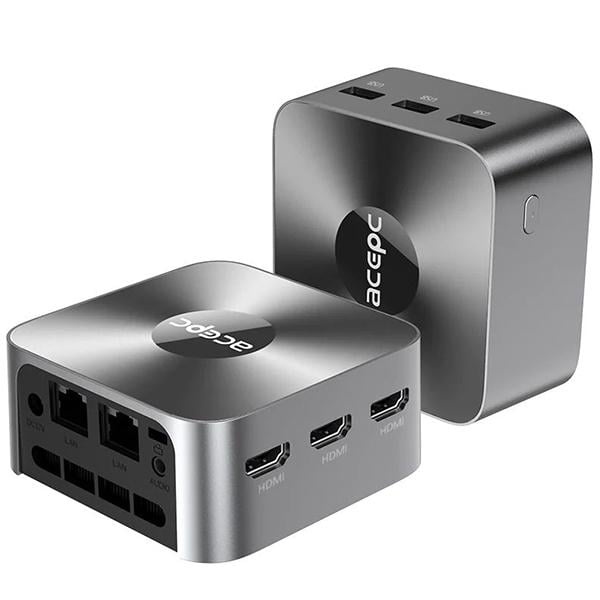 Компьютер Acepc PicoBox Mini T8-Plus на базе Intel N95 16/512 Гб SSD c Windows 11 Серый - фото 2 Компьютер Acepc PicoBox Mini T8-Plus на базе Intel N95 16/512 Гб SSD c Windows 11 Серый - фото 2