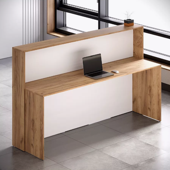 Рецепсія для офісу РЦП-5 без підсвітки Білий/Дуб артізан - фото 3 Рецепсія для офісу РЦП-5 без підсвітки Білий/Дуб артізан - фото 3