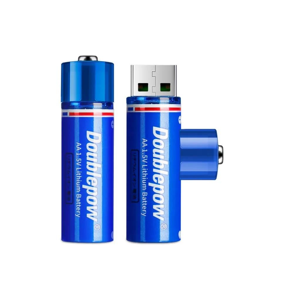 Акумулятор Doublepow USB AA 1500mwh 1.5v Lithium Ion Li-Ion 2 шт. (51917)