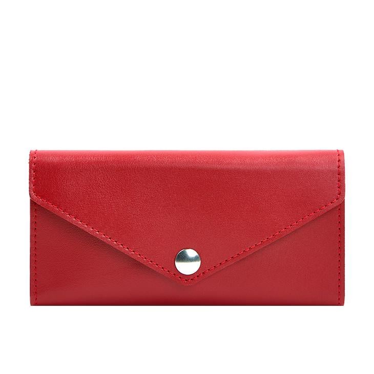 Клатч-портмоне кожаный на кнопке BlankNote 5.0 краст Красный (A-028558) Клатч-портмоне кожаный на кнопке BlankNote 5.0 краст Красный (A-028558)