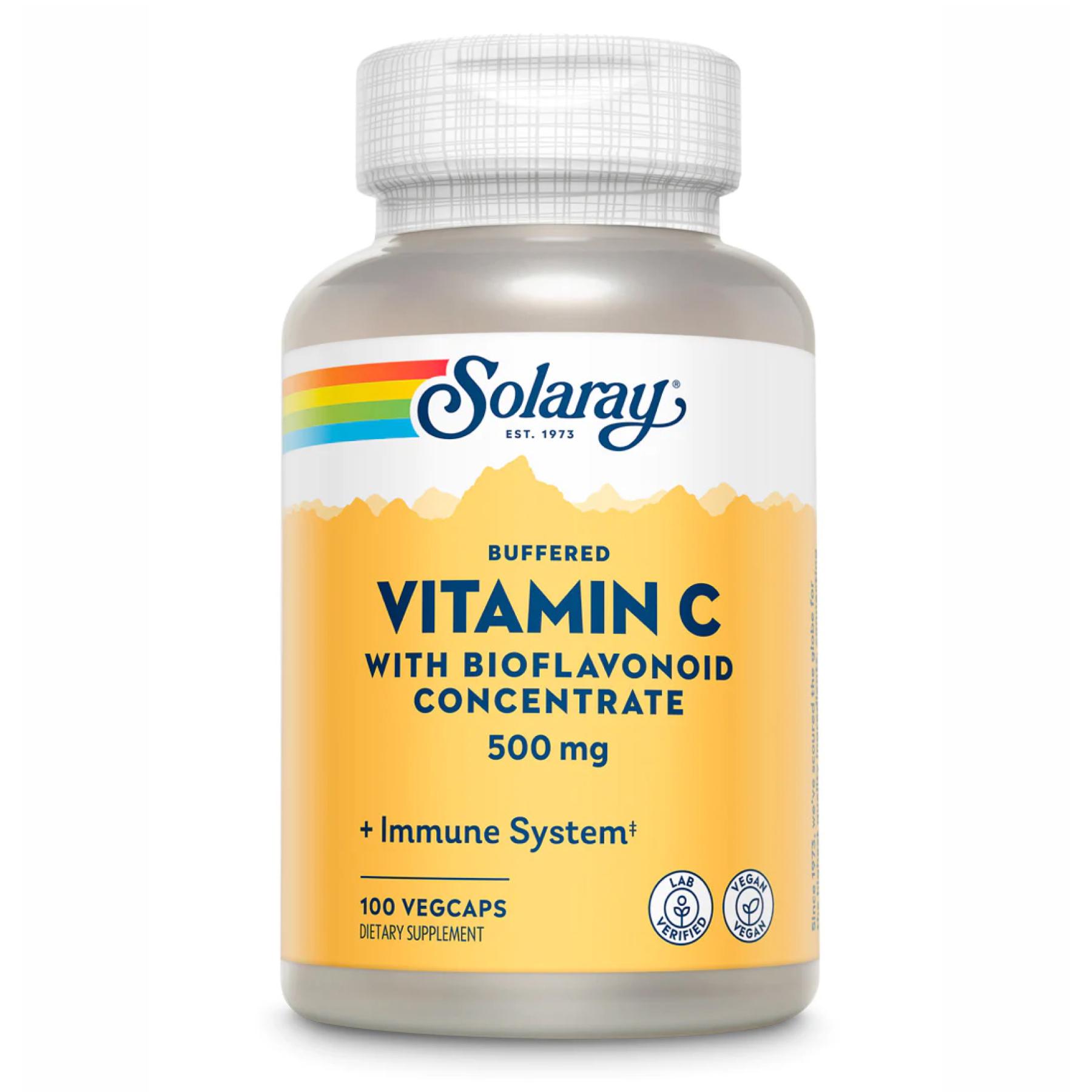 Вітамін C with Bioflavonoid Concentrate 500 mg 100 vcaps (2022-10-1024)